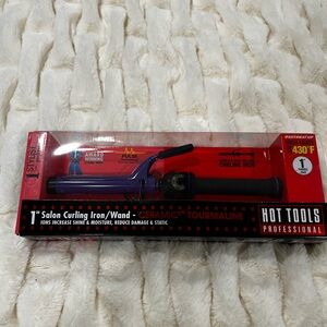 Hot tools 1” curling iron. New.  Still in the box